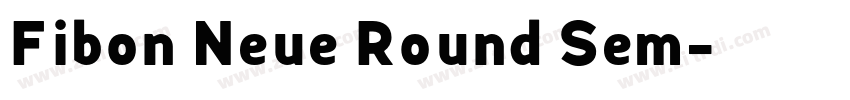 Fibon Neue Round Sem字体转换 Fibon Neue Round Sem字体转换